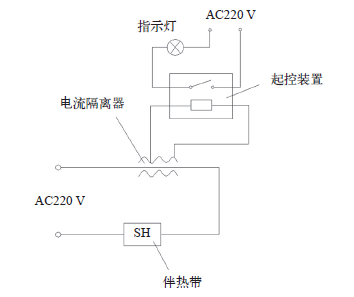 电伴热带监视作业原理图